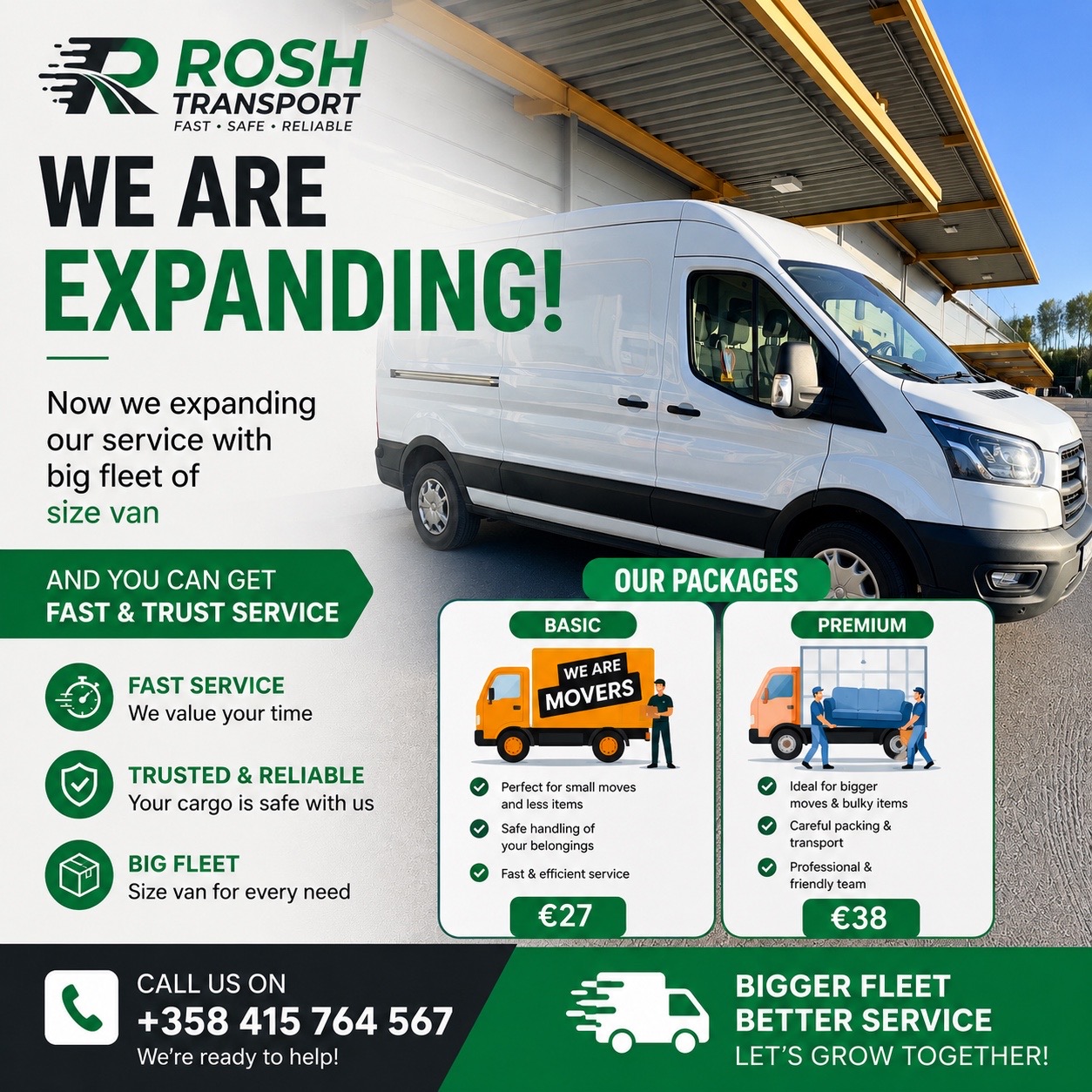 Rosh Transport van
